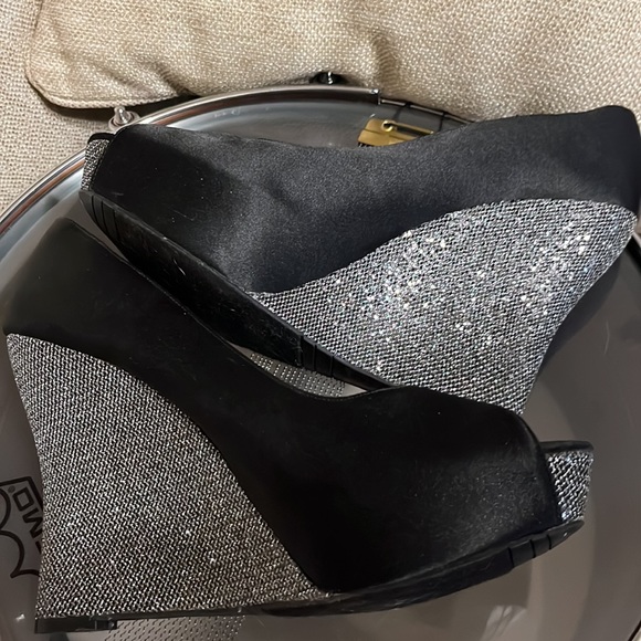 Nina Shoes evening wedges 8.5M - Picture 13 of 16
